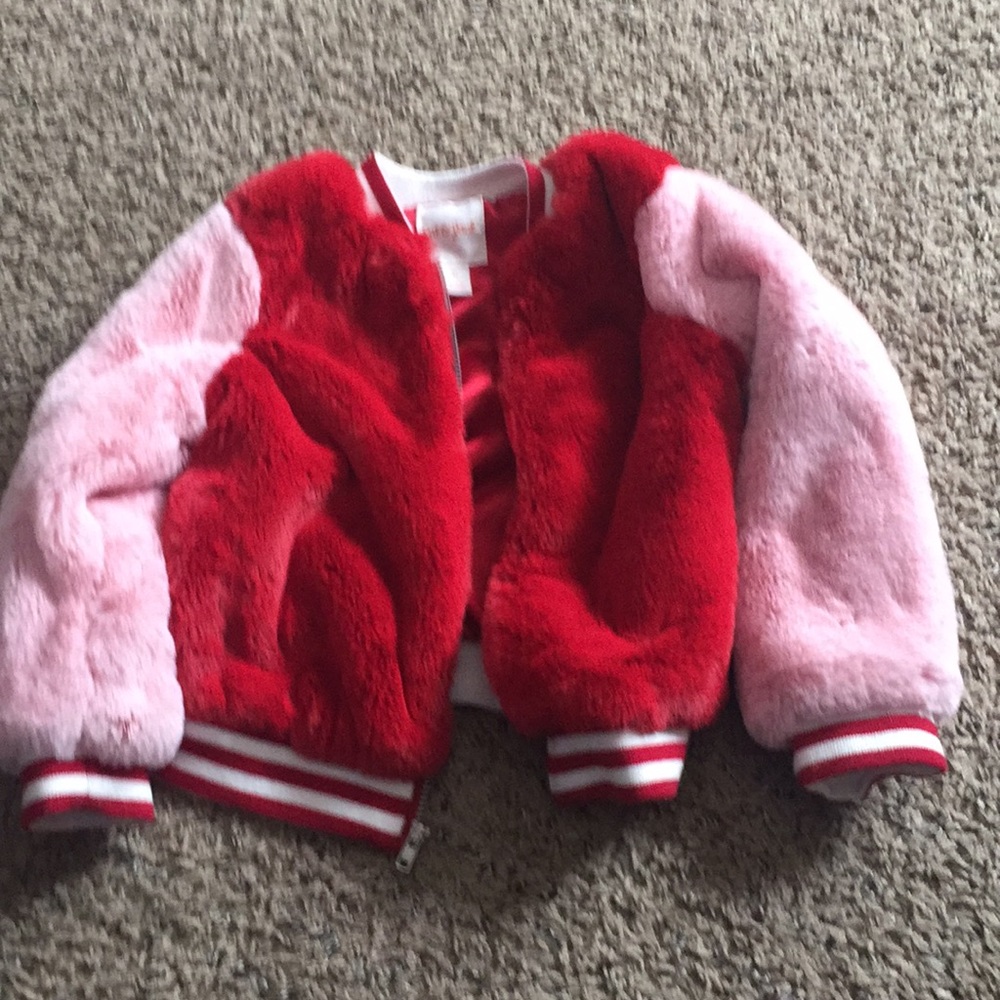 Cat & jack fake fur jacket
